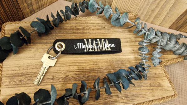 Nicoles Bastelstube Schlüsselanhänger aus Filz nach Wunsch Hübscher Schlüsselanhänger aus Filz (Hier das Beispiel "Mama" personalisiert mit den Namen der Kinder). Eine wundervolle Kleinigkeit für diejenige welche die Familie zusammenhält.