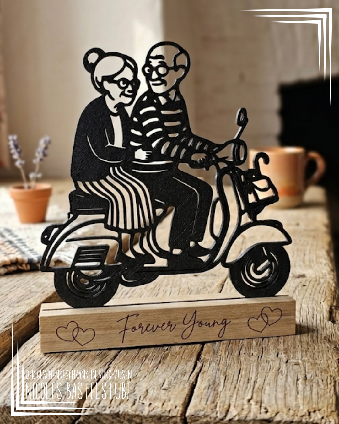 Nicoles Bastelstube Alt und Runzlig - Forever Young