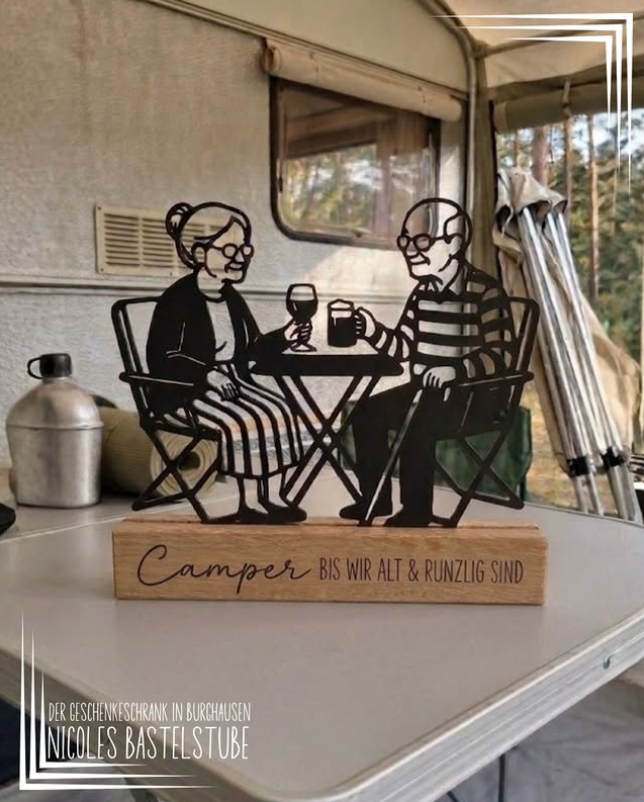 Nicoles Bastelstube Alt und Runzlig - Camping