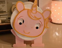 Nicoles Bastelstube Toiletteneinhorn Dieses süße Toiletteneinhorn verschönert doch das Geschäft....